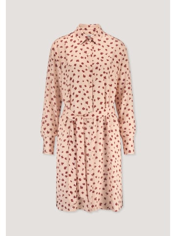 Hessnatur Hemdblusenkleid in pfirsichrot