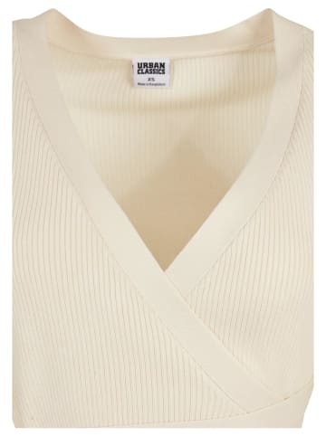 Urban Classics Urban Classics Damen Ladies Rib Knit Wrapped Cardigan in whitesand