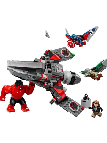 LEGO Super Heroes 76292 Showdown zwischen Captain America und Red Hulk