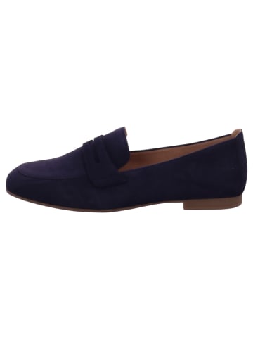 Gabor Damenslipper glatte-oder Ledersohle bis 25 mm  in  Blau
