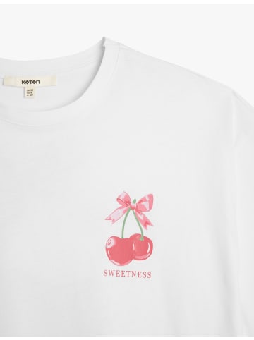 KOTON TSHIRT SS in Weiß
