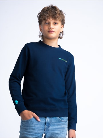 Petrol Industries Bequemer Sweater Coveify in Blau