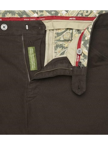 Meyer Stoffhose für Herren in dunkel-braun