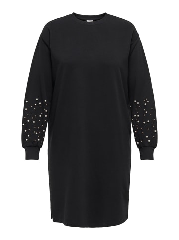 ONLY Carmakoma Sweatshirt-Kleid in Black