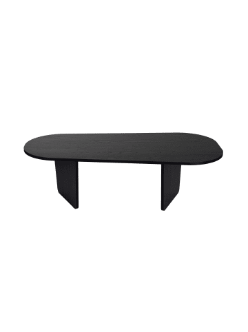 CALICOSY Couchtisch AMÉLIA in Schwarzes Holz - (W) 130  x (H) 40  x (L) 65  cm