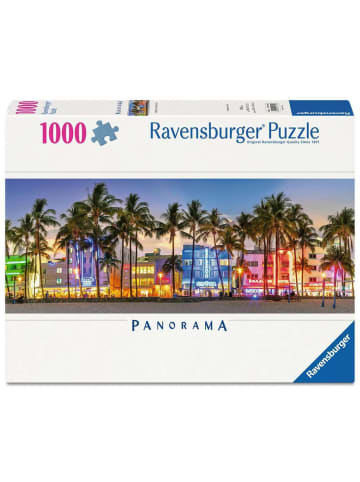 Ravensburger Ravensburger Puzzle 1.000 Teile Nachtlichter am Ocean Drive in bunt