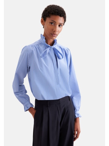 Seidensticker Ausgestellte Bluse Regular in Mittelblau