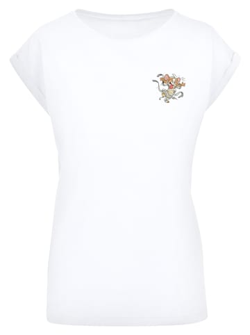 F4NT4STIC T-Shirt Tom and Jerry TV Serie Faux Pocket Mummy Jerry in weiß