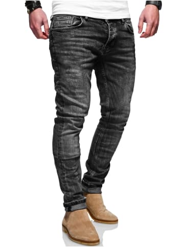 Rello & Reese  Jeans Basic in schwarz