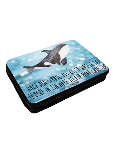 Mr. & Mrs. Panda Federmappe Orca mit Spruch in OZeichenanblue