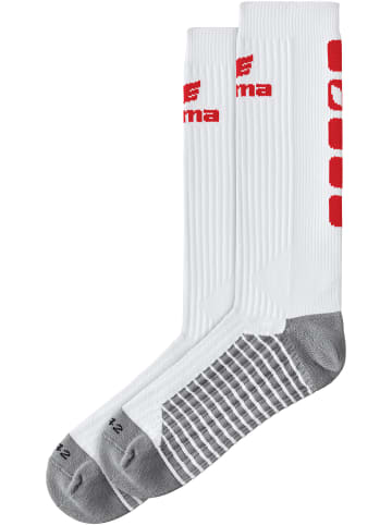 erima Classic 5-C Socken lang in weiß/rot