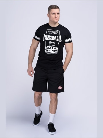 Lonsdale Short "Dunbeath" in Schwarz