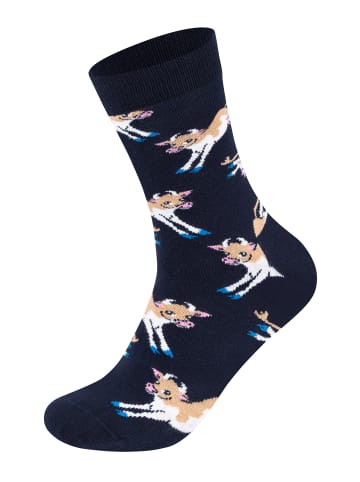 Happy Socks Socken Animals in marineblau