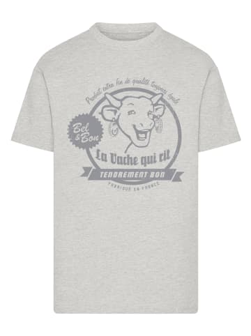 F4NT4STIC T-Shirt The Laughing Cow Produit Extra Fin in grau meliert