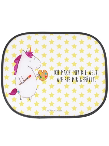 Mr. & Mrs. Panda sonnenschutz Einhorn Künstler mit Spruch in Weiß