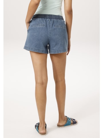 Aniston CASUAL Shorts in blue denim