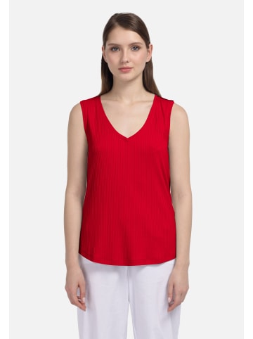 HELMIDGE Top Bluse in rot