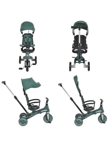 Byox Dreirad Juno 4 in 1 Laufrad in grün