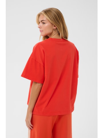 SAINT TROPEZ T-shirt PoppySZ Oversize fit in Valiant Poppy