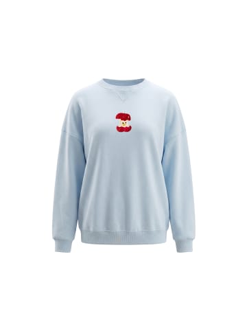myMo Women Sweatshirt in Light Blue
