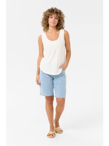 Cream Jerseytop CRMianna Loose fit in Snow White