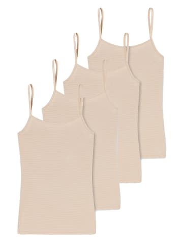 Schiesser Spaghetti Top Modal Essentials in Sand