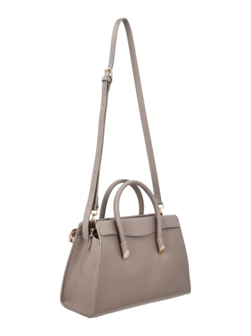 usha BLACK LABEL Women Eco-Leather Handbag With Adjustable Additional Strap in Grey