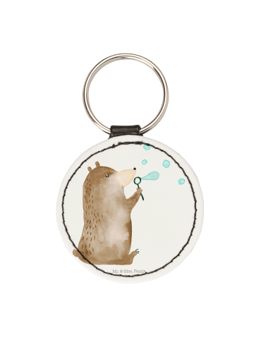 Mr. & Mrs. Panda Anhänger Bär Seifenblasen ohne Spruch in Weiß