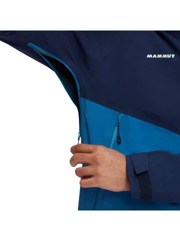 Mammut Funktions-Outdoorjacke Alto Guide HS Hooded Jacket in Blau