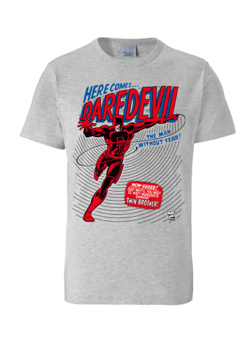 Logoshirt T-Shirt Daredevil in grau-meliert