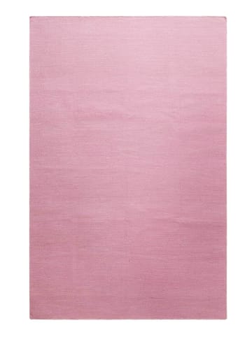 Green Looop Handweb-Teppich Nizza in rosa