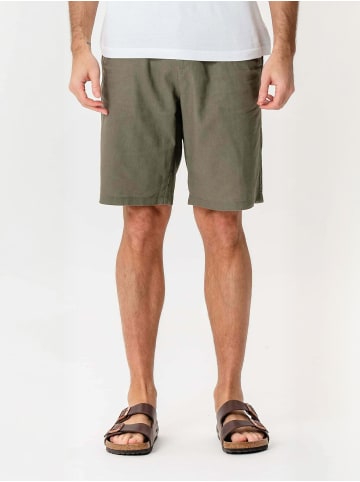 TeeShoppen Shorts Linen Blend in Army