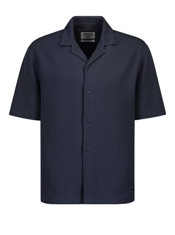 Sublevel Klassisches Hemd Knopfleiste Reverskragen in Blau-2