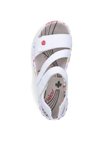 rieker Trekking-Sandale in weiß multi