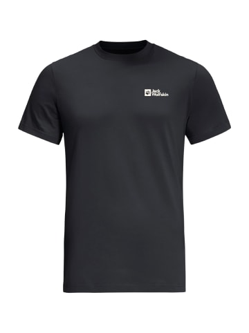 Jack Wolfskin Rundhals T-Shirt für Damen in Schwarz