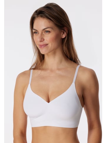 Schiesser Bustier mit Pads in Weiss