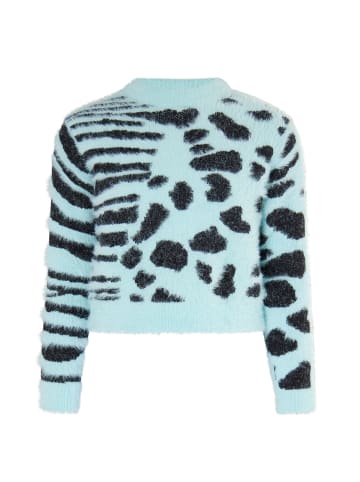 myMo KIDS Strick Pullover in Lagune Minze