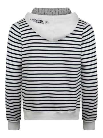 SCHIETWETTER Sweatjacke "Norman Nebelhorn" in white-navy