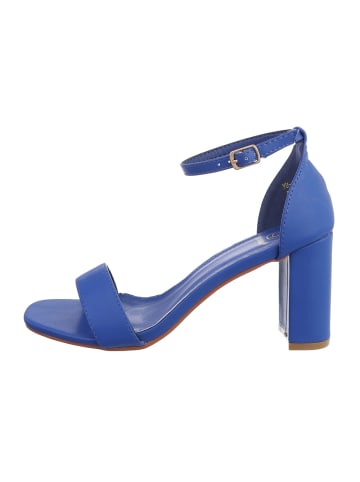 Ital-Design High-Heel Sandalette in Blau