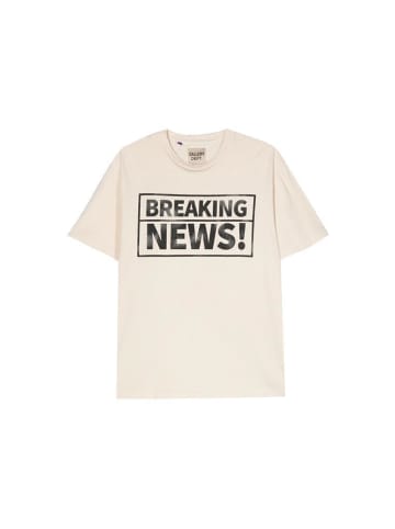 Gallery Dept. Breaking News Logo T Shirt Beige
