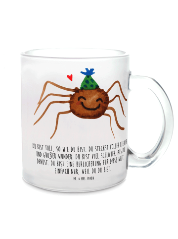 Mr. & Mrs. Panda getränkebecher Spinne Agathe Party mit Spruch in Transparent