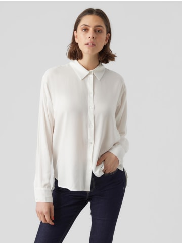 Vero Moda Hemd Bluse Business Oberteil VMBUMPY in Weiß