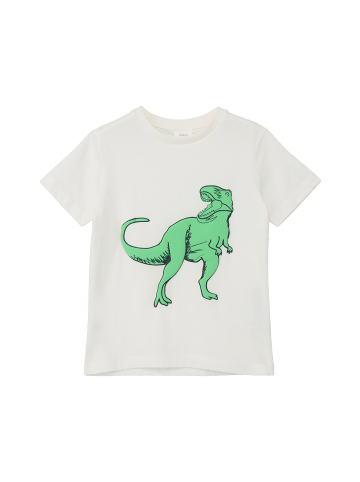 s.Oliver T-Shirt kurzarm in Creme