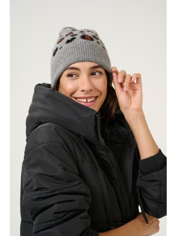 Kaffe Kapuze KAmae Regular fit in Grey Mel./Animal Knit pattern