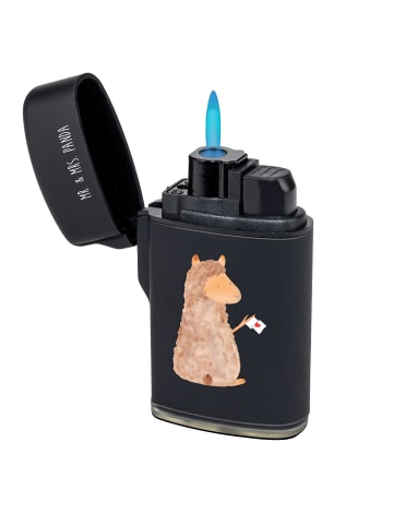 Mr. & Mrs. Panda sturmfeuerzeug Alpaka Fahne ohne Spruch in Schwarz