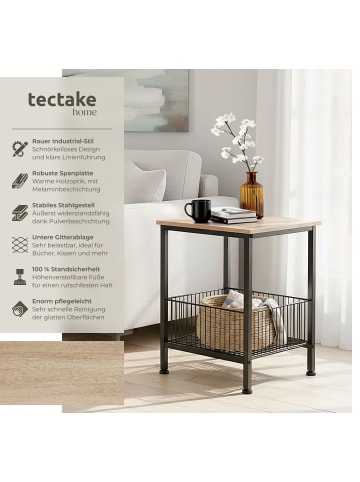 tectake Couchtisch Grimsby 40x40x55,5cm