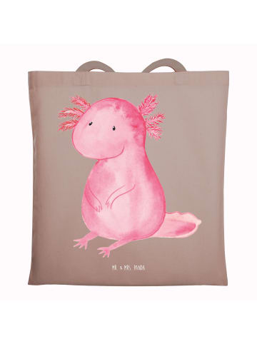 Mr. & Mrs. Panda Tüte Axolotl Niedlich ohne Spruch in Braun Pastell