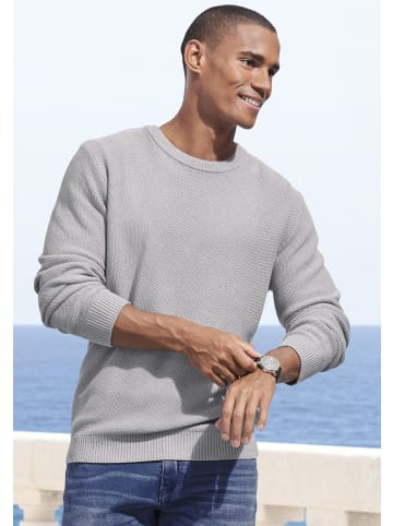 John Devin Strickpullover in hellgrau