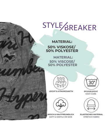 styleBREAKER Beanie Mütze in Weiß