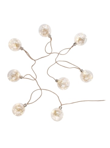 Butlers LED-Lichterkette BULB LIGHTS in Braun